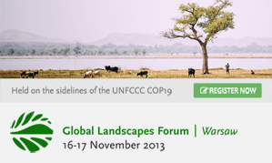 Logo of Global Landscapes Forum